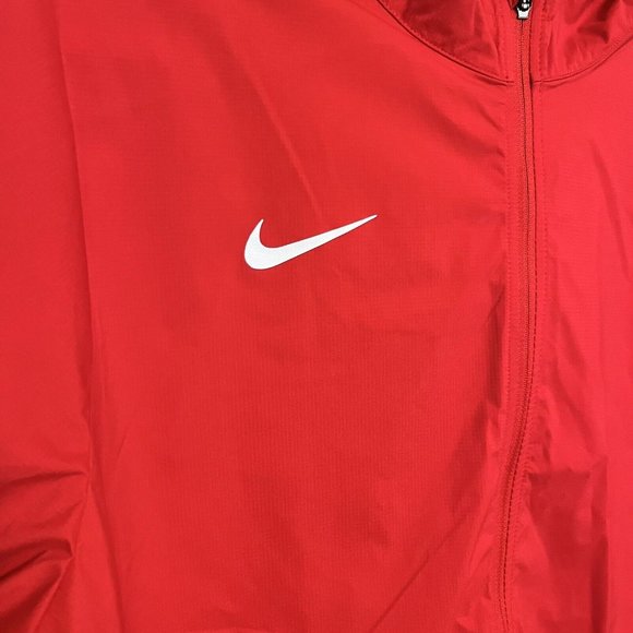 NWT $140 Nike Running Nylon Jacket Reflective Mens Size Large AJ3654-657‎ Red - Picture 3 of 9
